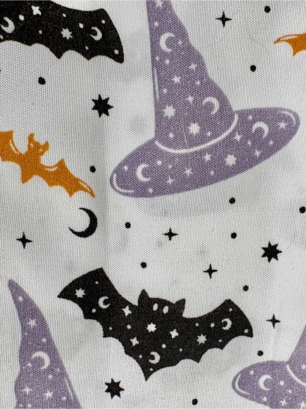 Mellow & Mod Witch Hats & Bats Halloween Queen 4-Piece Sheet Set, NEW